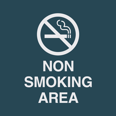 Non Smoking Area, with Graphic