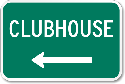 Clubhouse (left arrow)