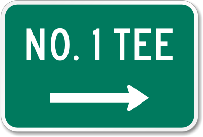 No. 1 Tee (right arrow)