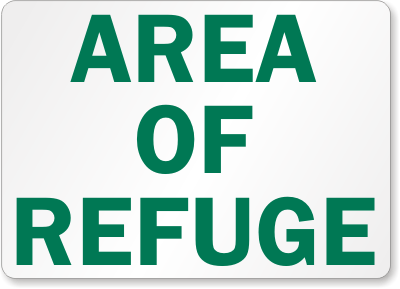 Area of Refuge Sign
