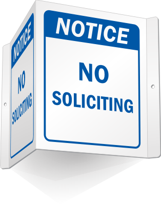 No Soliciting