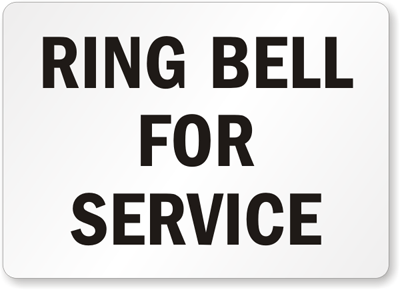 Ring Bell for Service