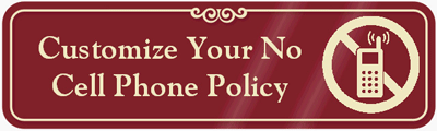 No Cell Phone Symbol Sign