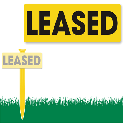 leased sign