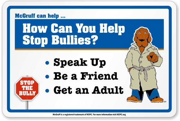 Stop Bully Sign