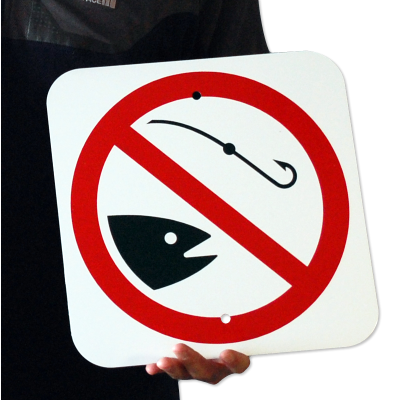 No Fishing Symbol Sign Prohibition Signs Best Prices