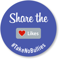 Share The Likes No Bullies Label