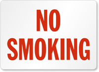 No Smoking Sign