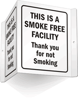 Thank You For Not Smoking Sign