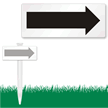 Arrow EasyStake Sign and stake