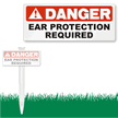Danger Ear Protection Required Sign