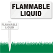 Flammable Liquid EasyStake Sign