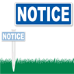 Notice bolt-on EasyStake Sign