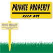 Private Property Keep Out EasyStake Sign