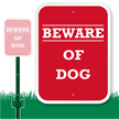 Beware Of Dog LawnBoss™ Signs