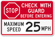 Stop Check With Guard Before Entering Sign