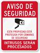 Video Surveillance Bilingual Sign