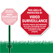 Area Protected By Video Surveillance Sign