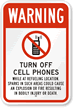 No Cell phone Sign