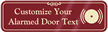 Alarmed Door Symbol Sign