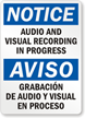 Audio Visual Recording Bilingual Sign