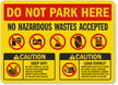 Do Not Park Sign