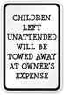 Funny Children Safety Sign