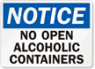 No Open Alcoholic Containers