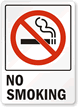 No Smoking with Symbol