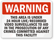 This area under  live/recorded video Sign