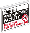 This is a Smoke-Free Facility Thank Sign