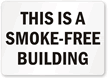 Smoke-Free Building Sign