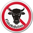 No Bull Graphic Anti Bullying Button