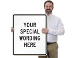 Custom Vertical Road Traffic Signs