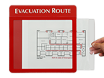 Evacuation Map Holders