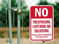 No Soliciting Signs