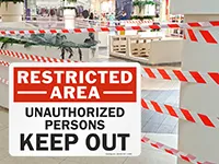 Restricted Area Signs