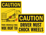 Truck Safety Signs
