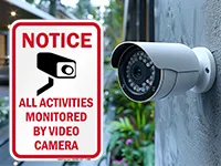 Video Surveillance Signs