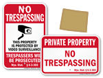 No Trespassing Signs for Wyoming