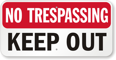 Hy-Ko 10x14 Day-Glo Aluminum Sign – Posted No Trespassing Keep Out, Model 813, 48-Pack