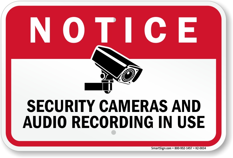 Security Cameras and Audio Recording 