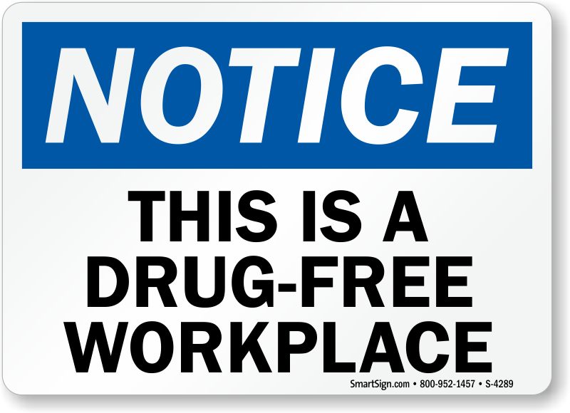 Pub/Bar/Restaurant Drugs Policy Notice Sign 297x210mm Brushed Silver