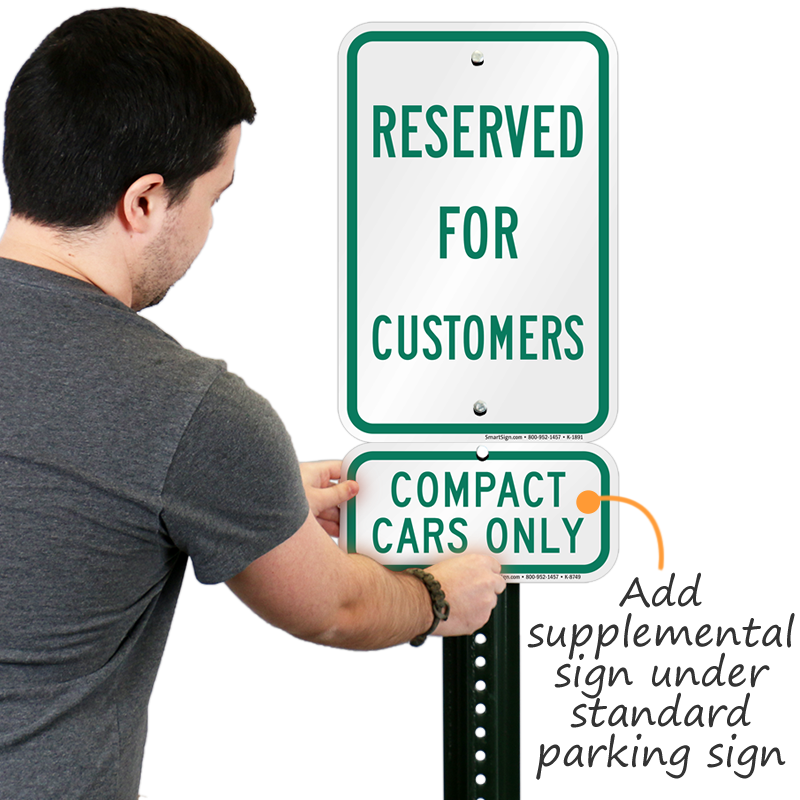 Reserved Customers Sign