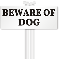 Beware of Dog EasyStake Sign