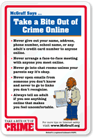 Take a Bite Out of Crime Online Sign