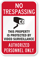 Authorized Personnel Only Sign (with Graphic)