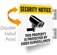 Security Notice Video Surveillance Property Sign