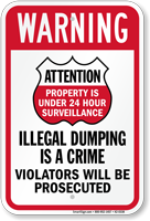 Violators Prosecuted For Dumping Warning Sign