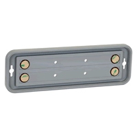 Molded Plastic Sign Holder, 3x10 Sign Frame